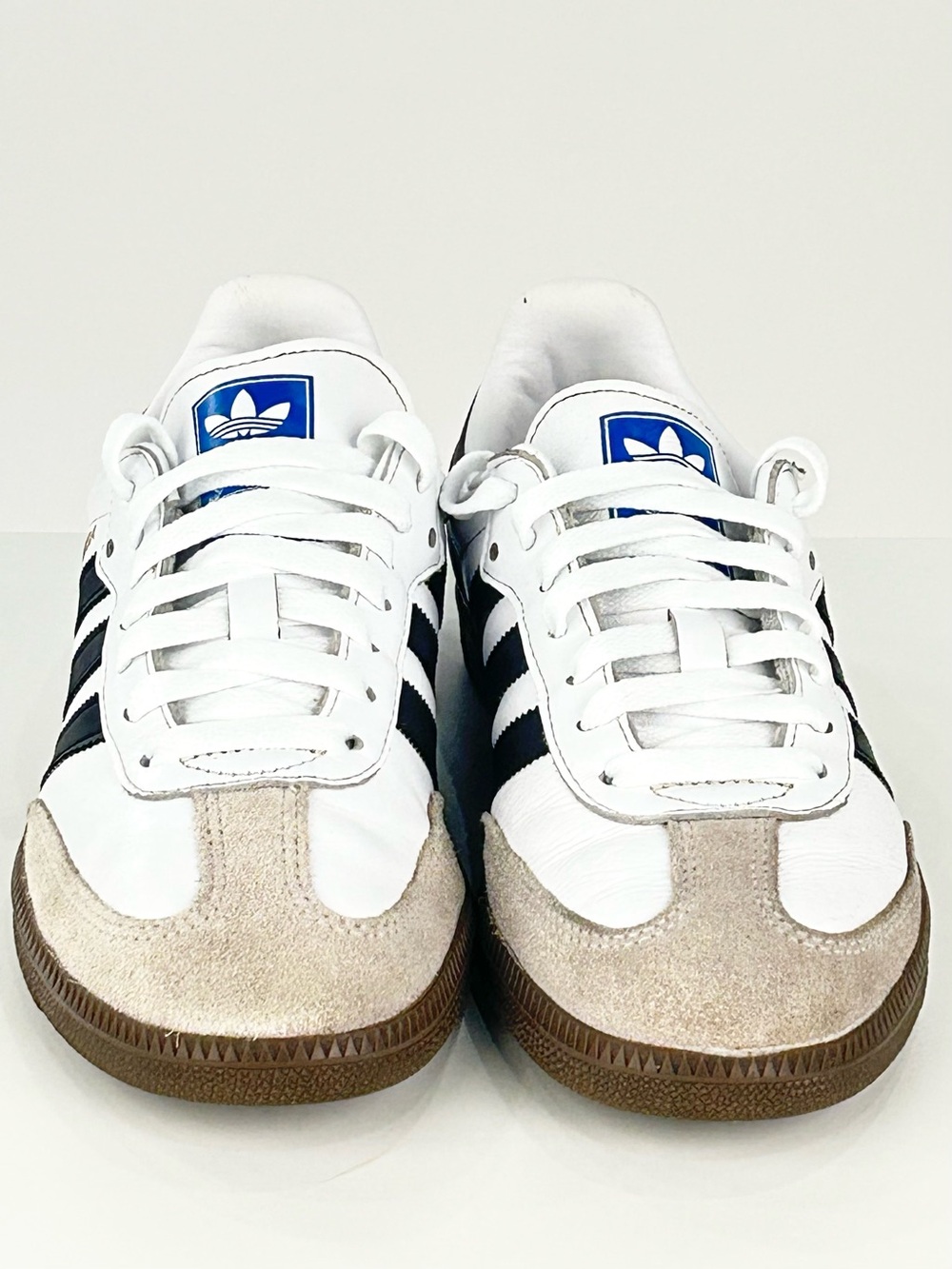 Adidas Samba OG Retro Sneakers Women’s 8 White Black Gum IG9030 - Picture 4 of 12